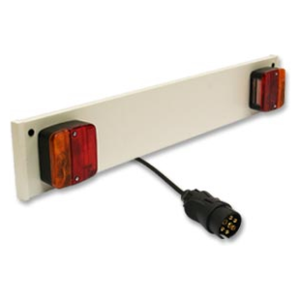 Merkloos Lichtbalk + 7p stekker (click on)