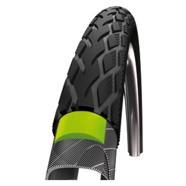Schwalbe Bub 20x1.50 refl marathon gg Zwart - Afbeelding 2