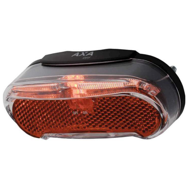 Axa led lamp achterlicht riff on/off batterij 50-8 Rood