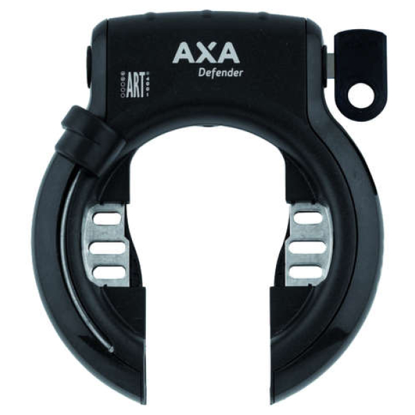 Axa ringslot defender rl spatbord met klapsl Zwart