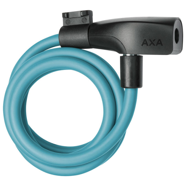Axa resolute kabelslot 120/8 Ice Blue