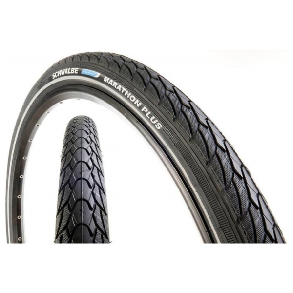 Schwalbe Bub 26x1 3/8 refl marathon plus sg Zwart