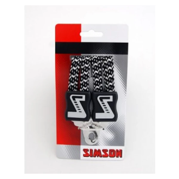 Simson binder oma lang/wit melee Zwart