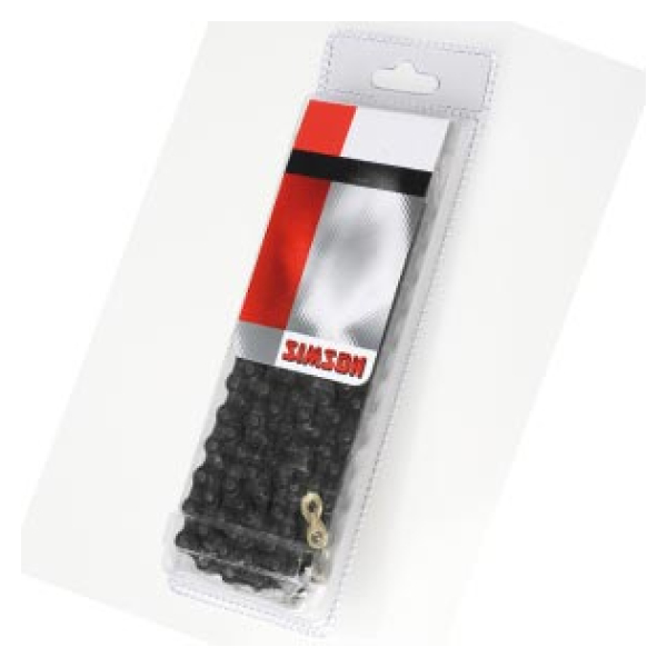 Simson ketting 5/6/7 speed ug 116 schakels maat 1/ Black