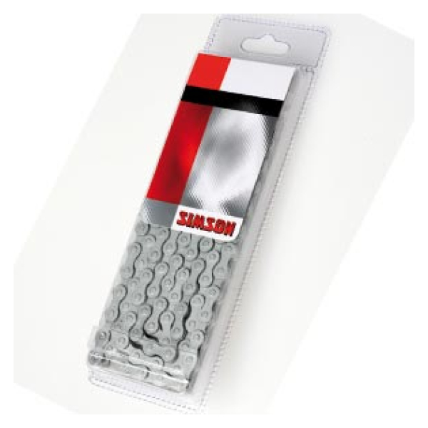 Simson ketting singlespeed anti-roest 112 schakels Grey - Afbeelding 2