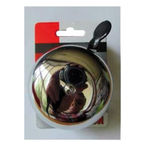 Simson bel ding dong large chroom Zilver