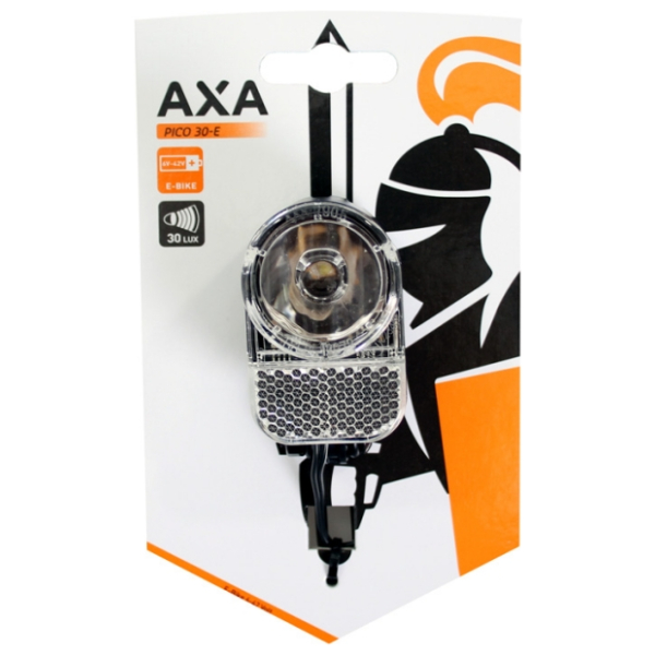 Axa led lamp voorlicht 6-42v e-bike pico30-e 30 lu Zwart