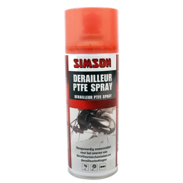 Simson smeermiddel ptfe spray 400ml Rood - Afbeelding 3