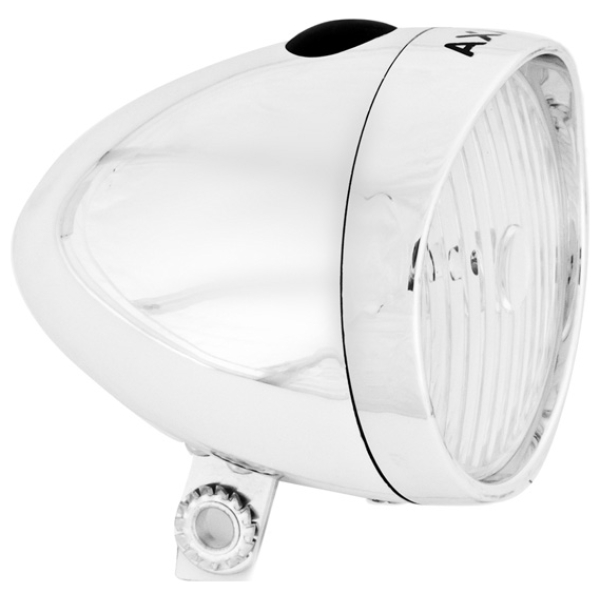 Axa led lamp voorlicht 4 lux tour classic batterij Zilver