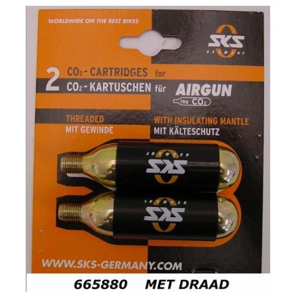 Sks Pompdl c02 patroon 16g (2) met schroefdraad