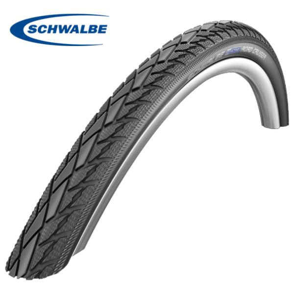 Schwalbe Bub 28x1.60 refl road cruiser kg z Zwart