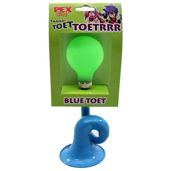 Pex kids toeter posthoorn staal/groen Blauw