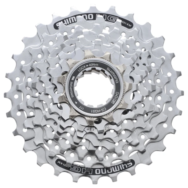 Shimano Kw cassette shim hg50 11-32tds 8sp Zilver