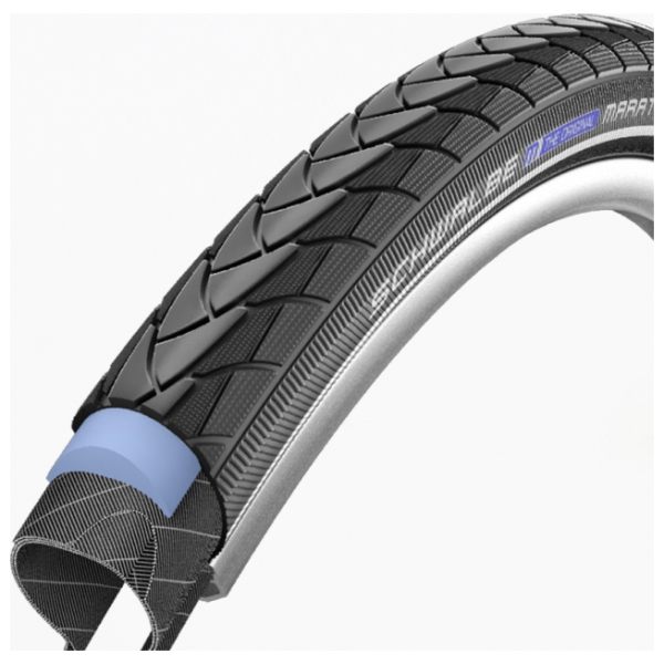 Schwalbe Bub 28x1.75 refl marathon plus sg Zwart