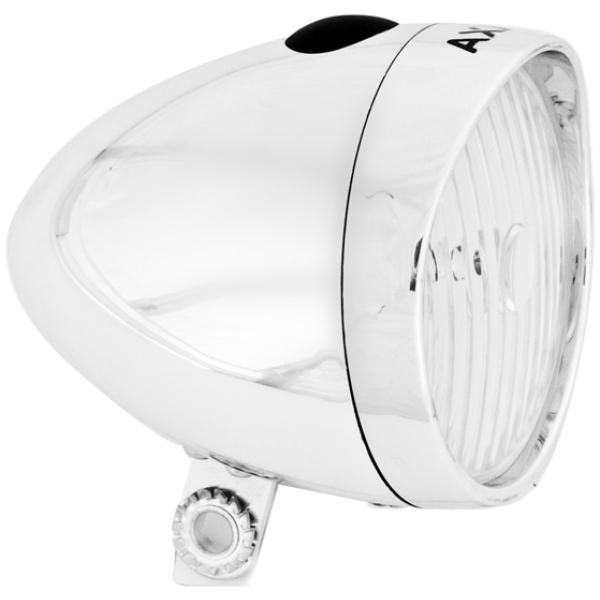 Axa led lamp voorlicht 4 lux tour classic batterij Chroom