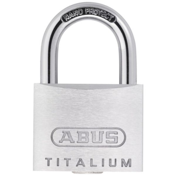 Abus hangslot titalium 64ti/40 40x62x 15mm Zilver