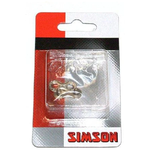 Simson kettingschakel 9 speed maat 5/64" zilver Grey