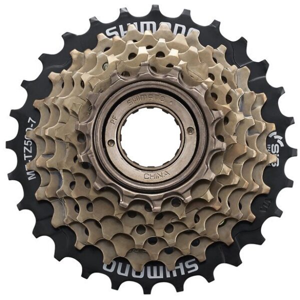 Shimano freewheel 14-28t 7 speed Zilver/Zwart - Afbeelding 4