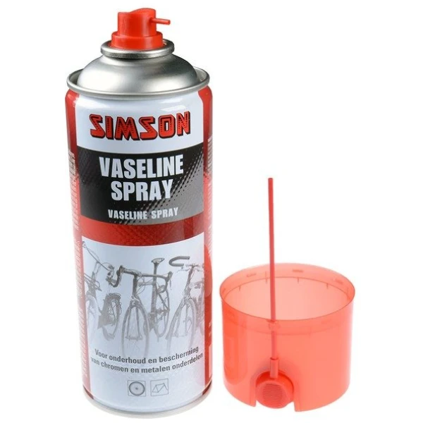 Simson vaseline spray 400ml Rood