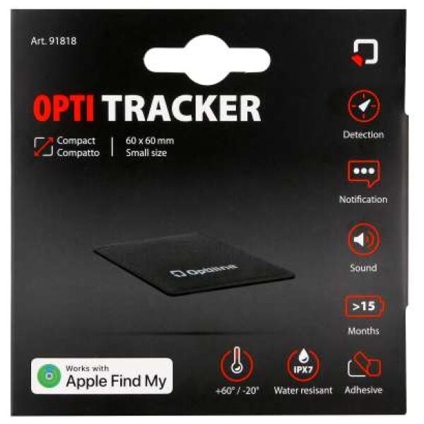 Unbranded Optiline Tracker Compact, Ultra-thin adhesive loca