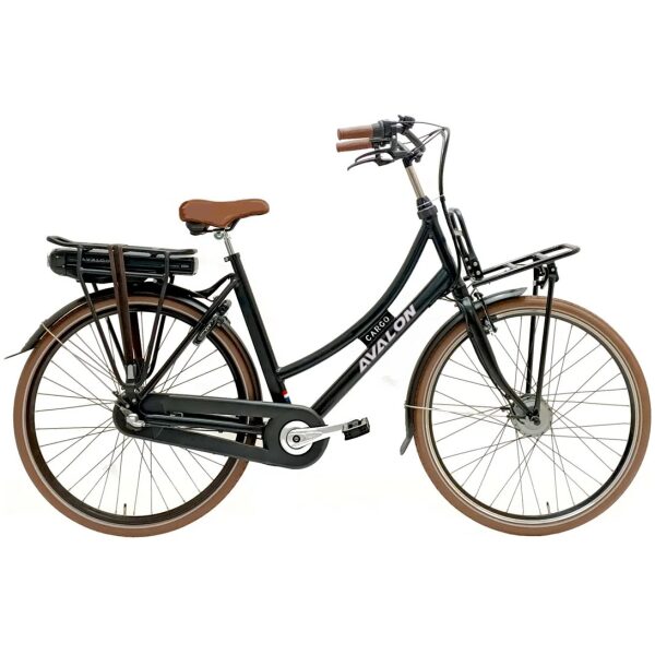 Avalon E-Cargo Mat Zwart Dames 2025
