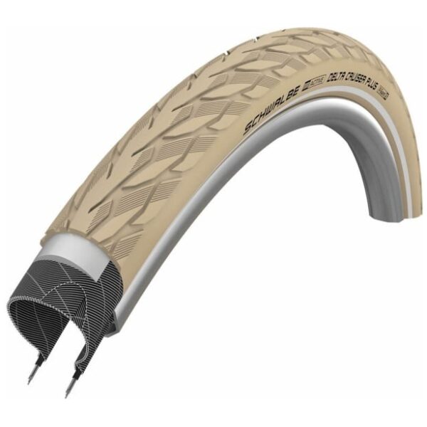 Schwalbe BUB 28X13/8 SC R DELTA CRUISER PLUS PG CRE Zwart