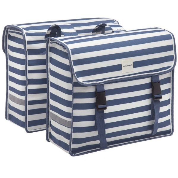 New Looxs TAS FIORI DUBBEL BLUE STRIPE Blauw