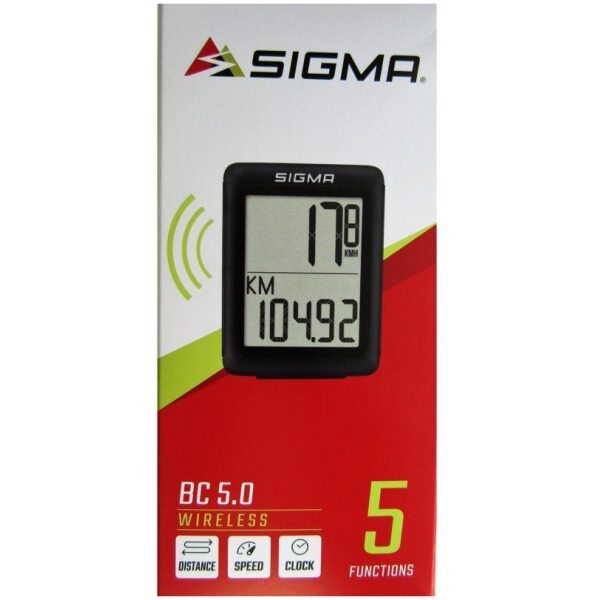 Sigma COMPUTER BC5.0 WL ATS ZW Zwart - Afbeelding 3
