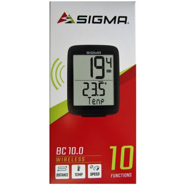 Sigma COMPUTER BC10.0 WL ATS ZW/WI Zwart/Wit
