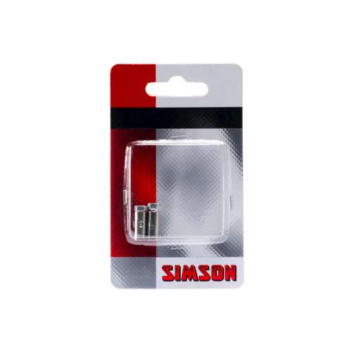 Simson schroefnippel kabel 6x14mm (2) Zilver - Afbeelding 4