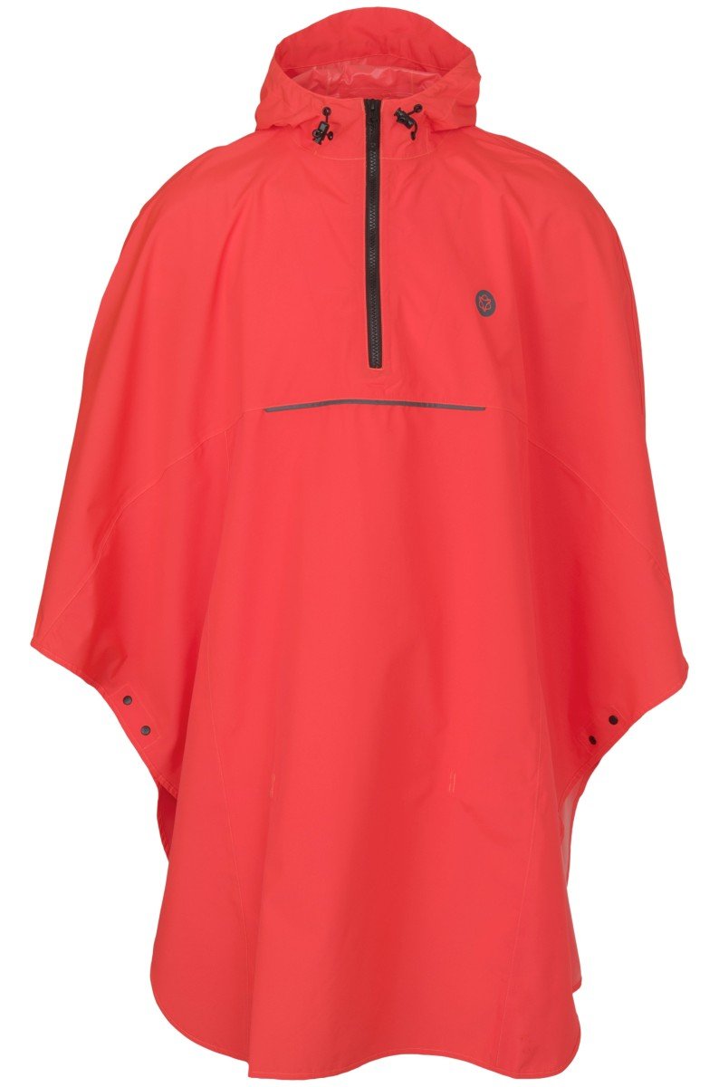 Agu go grant poncho essential hi-vis neon red one Rood