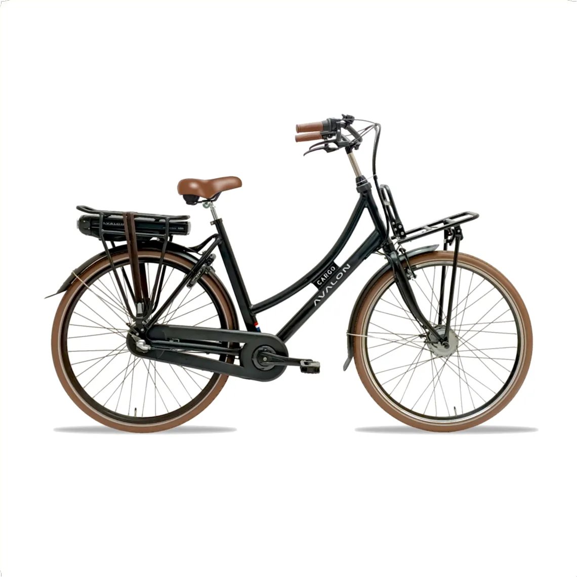 Avalon E-Cargo N7 Mat Zwart Dames 2026