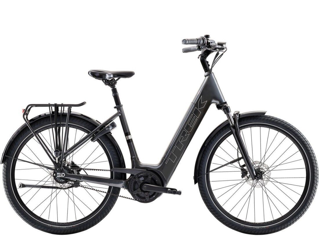 Trek District 3 Midstep Lithium Grey Dames monotube 2026